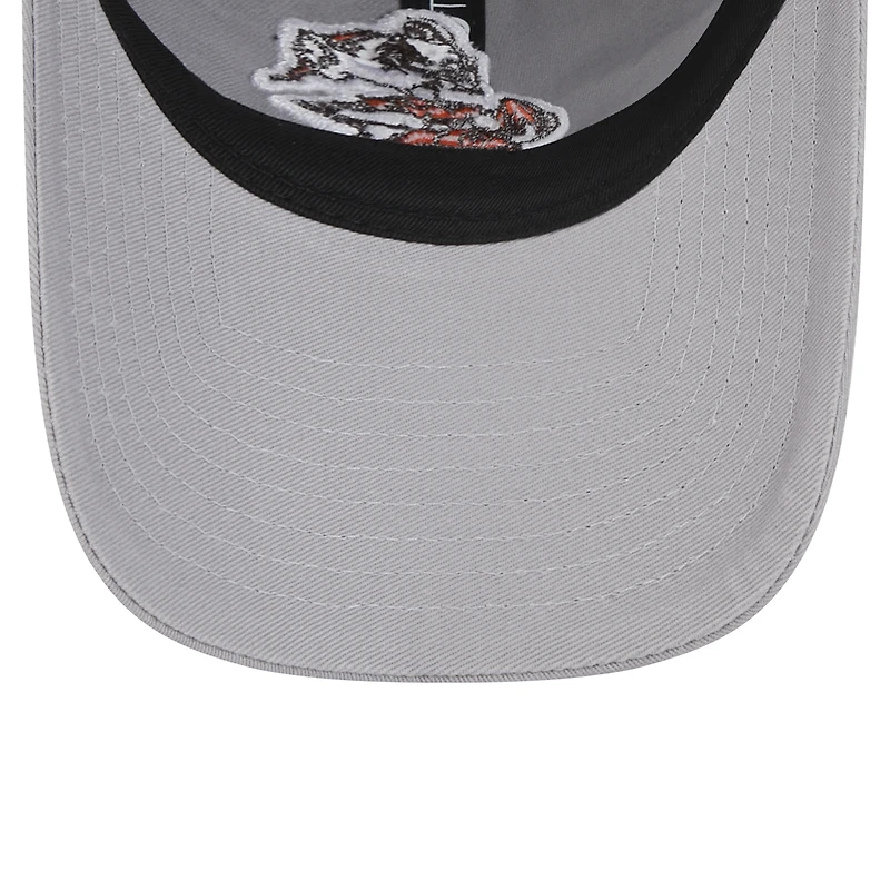 Women's New Era Gray Cleveland Browns Main 9TWENTY Adjustable Hat