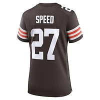 Maillot Nike Ameer Speed ​​Brown pour femme, équipe des Cleveland Browns