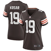 Maillot de joueur retraité Nike Bernie Kosar Brown des Cleveland Browns pour femme