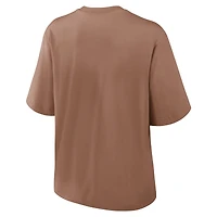 T-shirt Nike marron Glory Arch Boxy pour femme des Cleveland Browns