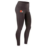 Legging Nike marron Cleveland Browns Primetime Epic Fast Dri-FIT pour femme
