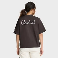 T-shirt Nike marron à poche carrée Rewind des Cleveland Browns pour femme