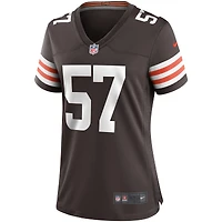 Maillot de joueur retraité Nike Clay Matthews Brown des Cleveland Browns pour femme