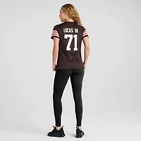 Women's Nike Cornelius Lucas  Brown Cleveland Browns Team Game Jersey