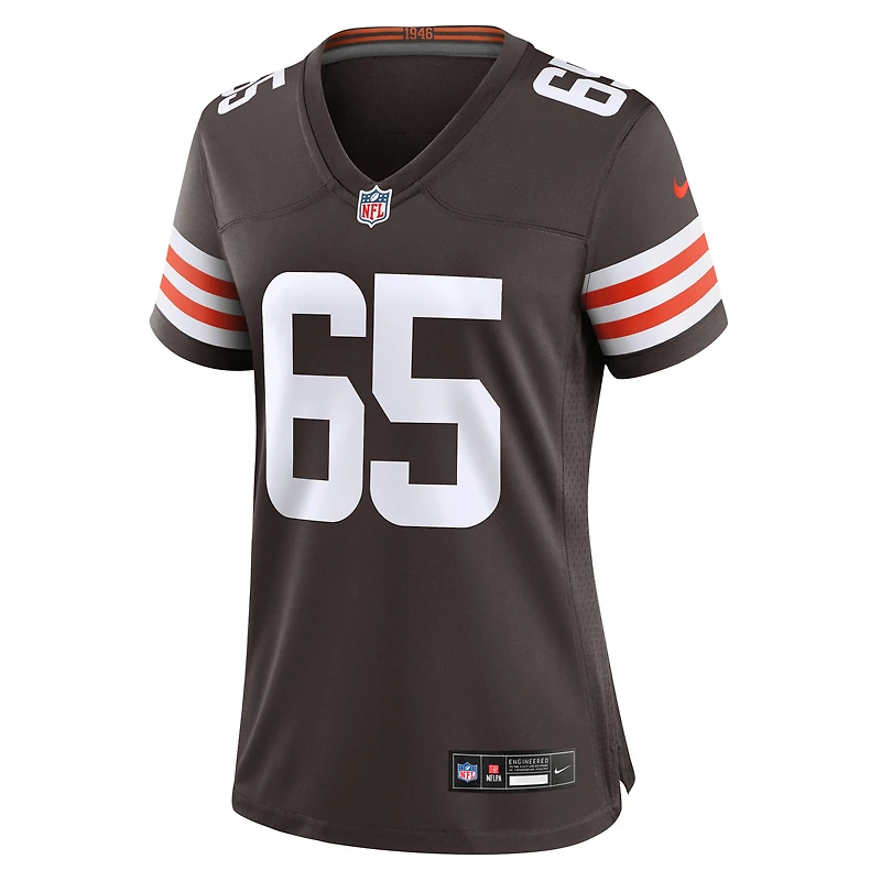 Maillot Nike Dartanyan Tinsley Brown pour femme, équipe des Cleveland Browns