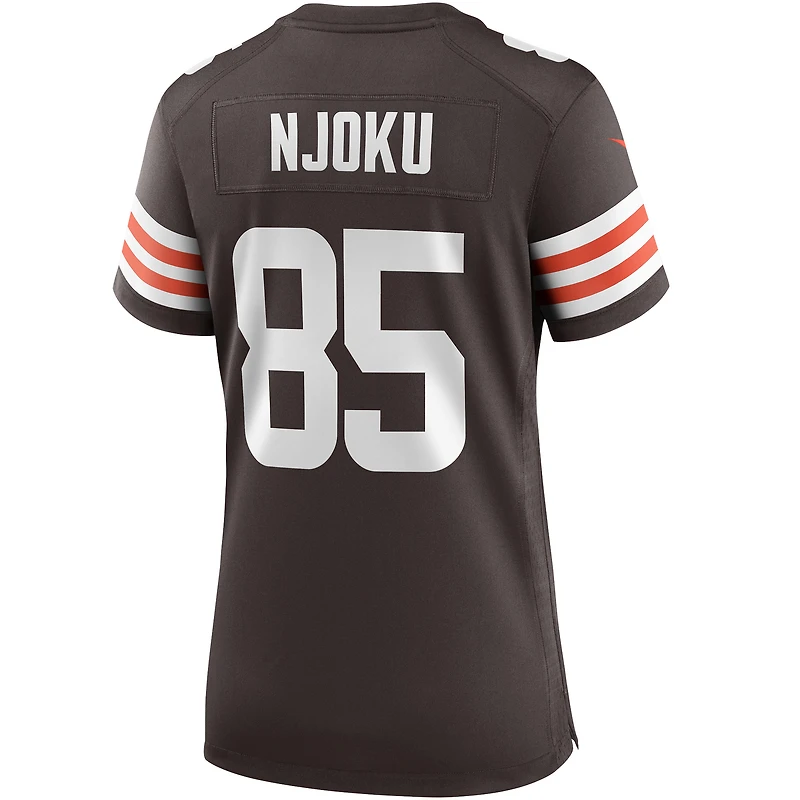 Women's Nike David Njoku Brown Cleveland Browns Player Game Jersey