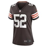 Maillot Nike Dawson Deaton Brown pour femme, joueur de match des Cleveland Browns