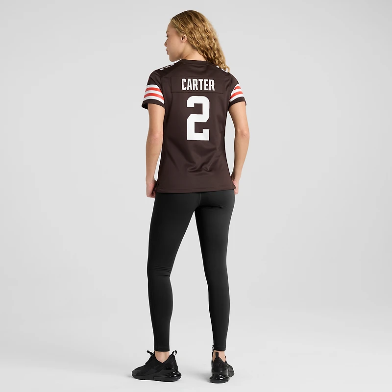 Women's Nike DeAndre Carter  Brown Cleveland Browns Team Game Jersey