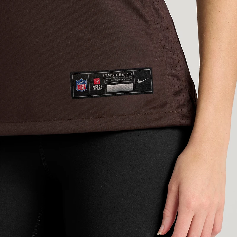 Maillot Nike DeAndre Carter Brown pour femme, équipe des Cleveland Browns