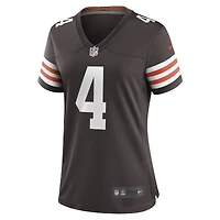 Maillot de joueur Nike Deshaun Watson pour femmes, marron, Cleveland Browns