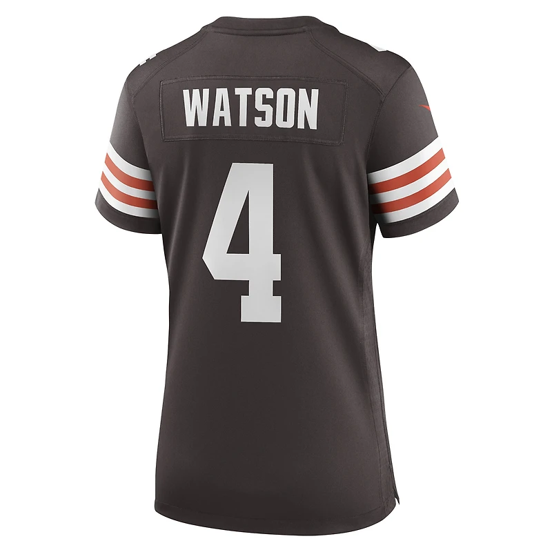 Maillot de joueur Nike Deshaun Watson pour femmes, marron, Cleveland Browns