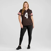 Maillot de joueur Nike Deshaun Watson pour femmes, marron, Cleveland Browns
