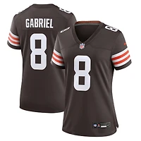 Maillot Nike Dillon Gabriel Brown pour femme, équipe des Cleveland Browns