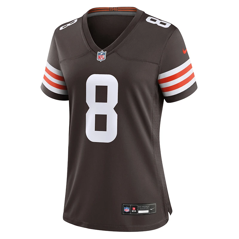 Maillot Nike Dillon Gabriel Brown pour femme, équipe des Cleveland Browns