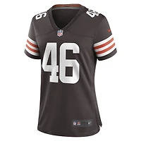 Maillot de joueur retraité Nike Don Fleming Brown des Cleveland Browns pour femme