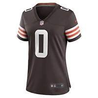 FTF BROWNS MARRON NIKE FEMME TEAM COULEUR JERSEY JERLADGME