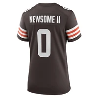 Women's Nike Greg Newsome II Brown Cleveland Browns Team Game Jersey