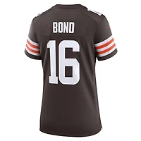 Women's Nike Isaiah Bond  Brown Cleveland Browns Team Game Jersey
