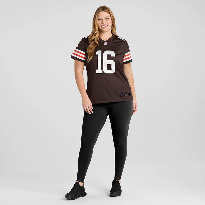 Women's Nike Isaiah Bond Brown Cleveland Browns Team Game Jersey