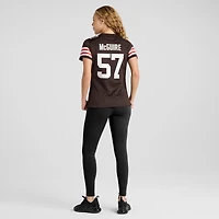 Maillot de match l'équipe Nike Isaiah McGuire marron des Cleveland Browns pour femme