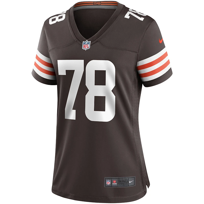 Maillot de joueur des Cleveland Browns Nike Jack Conklin marron pour femme