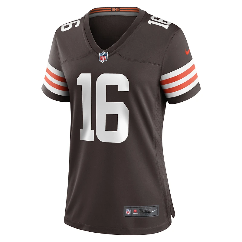 Women's Nike Jaelon Darden  Brown Cleveland Browns Team Game Jersey