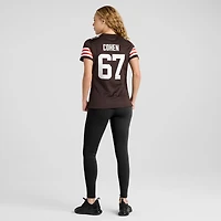 Maillot de match Nike Javion Cohen Brown des Cleveland Browns pour femme