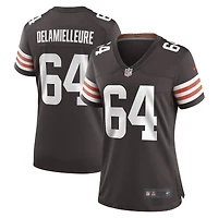 Maillot de joueur retraité Nike Joe DeLamielleure pour femme, Cleveland Browns, marron