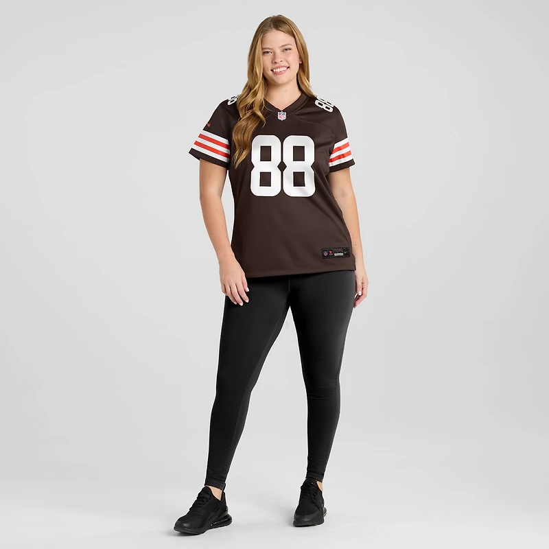 Women's Nike Jordan Akins  Brown Cleveland Browns Game Jersey