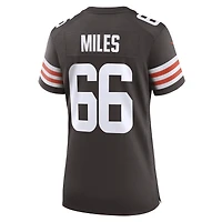 Women's Nike Joshua Miles  Brown Cleveland Browns Team Game Jersey