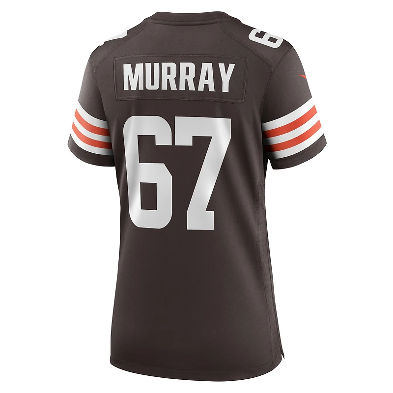 Maillot Nike Justin Murray Brown Cleveland Browns Team Game pour femme