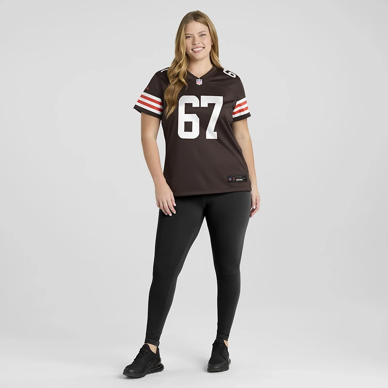 Women's Nike LaDarius Henderson  Brown Cleveland Browns Team Game Jersey