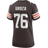 Women's Nike Lou Groza Brown Cleveland Browns Game Retired Player Jersey