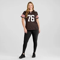 Women's Nike Lou Groza Brown Cleveland Browns Game Retired Player Jersey