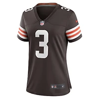 Women's Nike Marquise Goodwin  Brown Cleveland Browns Team Game Jersey