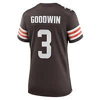Women's Nike Marquise Goodwin  Brown Cleveland Browns Team Game Jersey