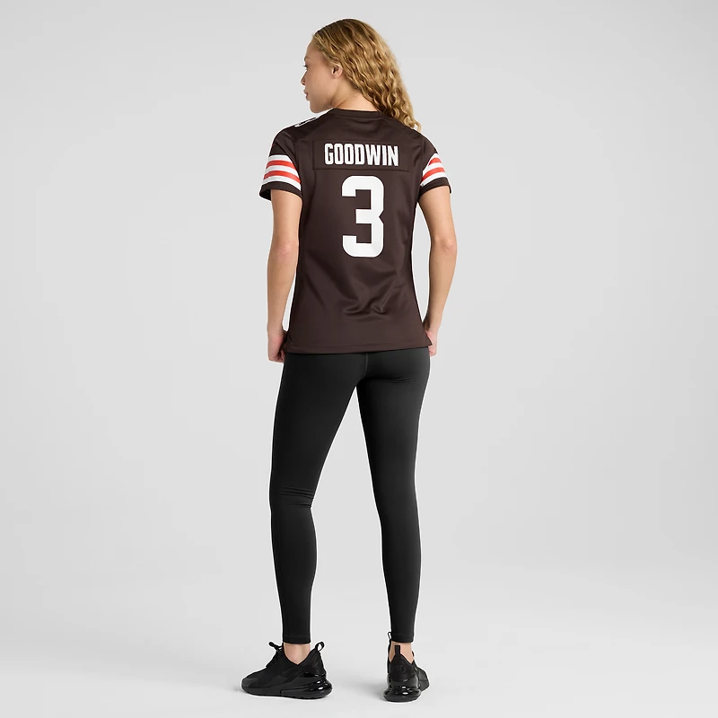 Women's Nike Marquise Goodwin  Brown Cleveland Browns Team Game Jersey