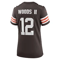 Women's Nike Michael Woods II Brown Cleveland Browns Game Player Jersey