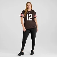 Women's Nike Michael Woods II Brown Cleveland Browns Game Player Jersey