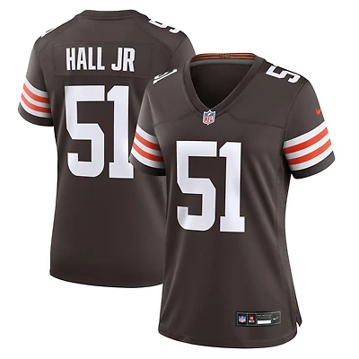 Maillot Nike Mike Hall Jr. Brown pour femme, équipe des Cleveland Browns