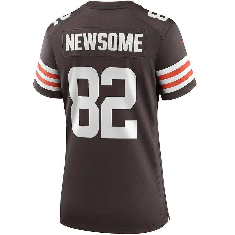 Maillot de joueur retraité Nike Ozzie Newsome marron des Cleveland Browns pour femme