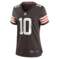 Maillot de match l'équipe Nike Phillip Walker marron des Cleveland Browns pour femme