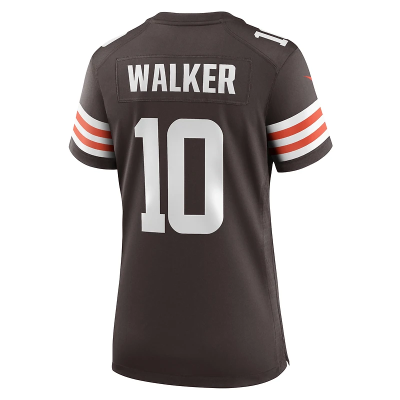 Women's Nike Phillip Walker  Brown Cleveland Browns Team Game Jersey