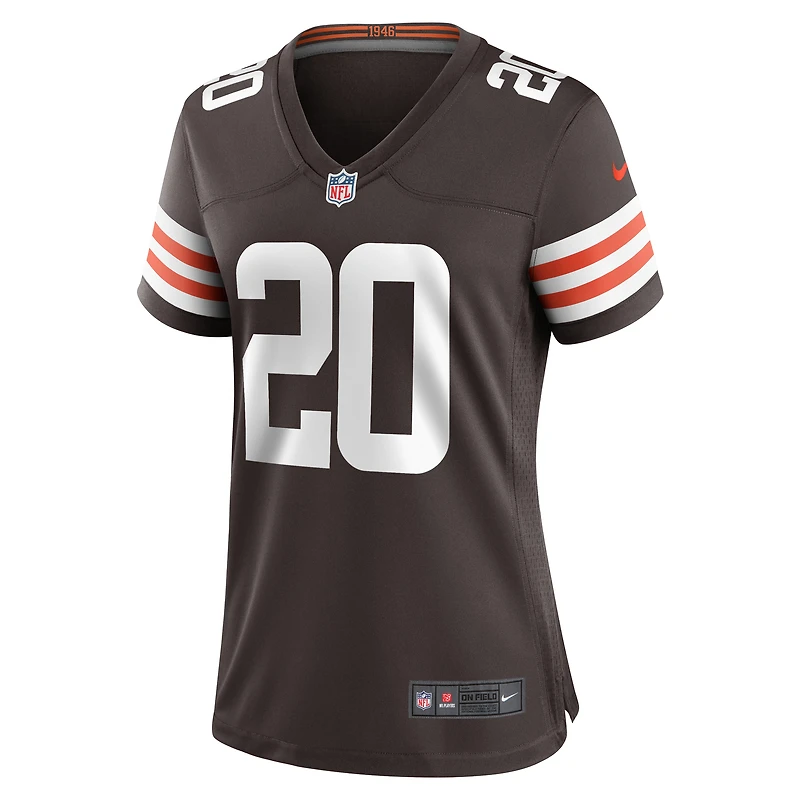 Maillot de match l'équipe Nike des Cleveland Browns pour femme