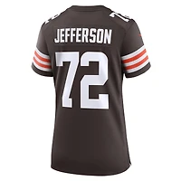 Women's Nike Quinton Jefferson  Brown Cleveland Browns Game Jersey