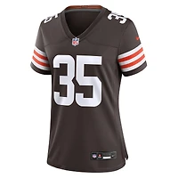 Women's Nike Raheim Sanders  Brown Cleveland Browns Team Game Jersey
