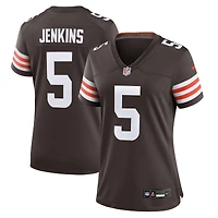 Women's Nike Rayshawn Jenkins  Brown Cleveland Browns Team Game Jersey