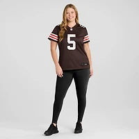 Maillot Nike Rayshawn Jenkins Brown pour femme, équipe des Cleveland Browns