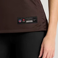 Maillot Nike Shedeur Sanders Brown pour femme, match de draft NFL 2025 des Cleveland Browns