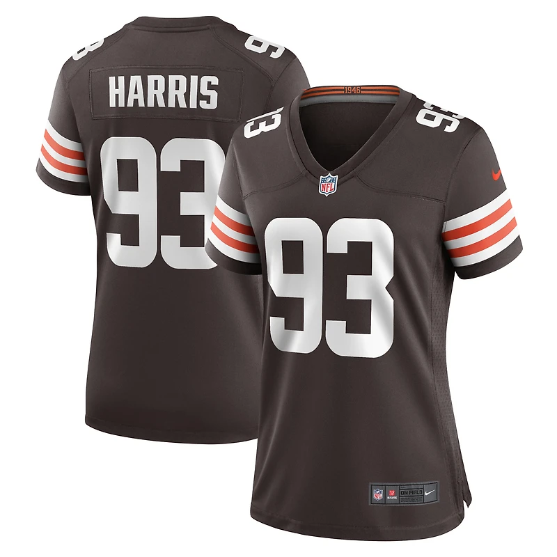 Maillot de match l'équipe Nike des Cleveland Browns pour femme, marron